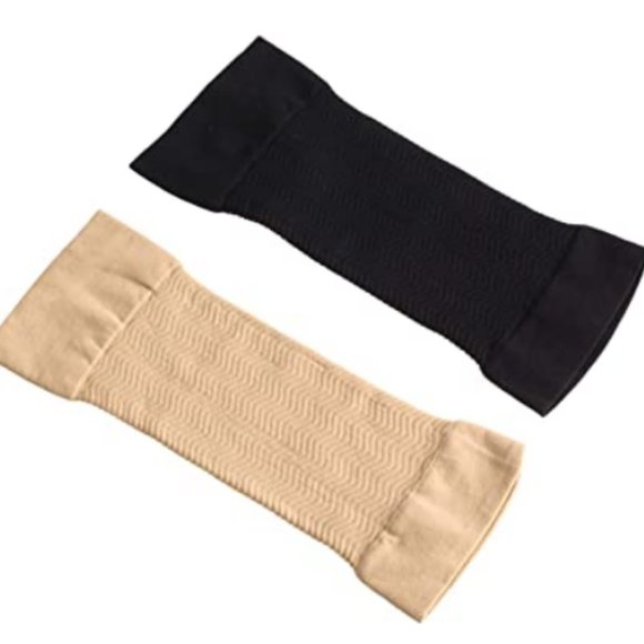 1 NEW PAIR OF BLACK OR SLIMMING COMPRESSION ARM SHAPERS - Picture 3 of 6